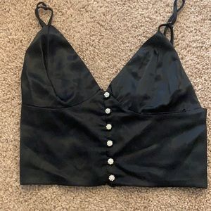 Zara Black crop top